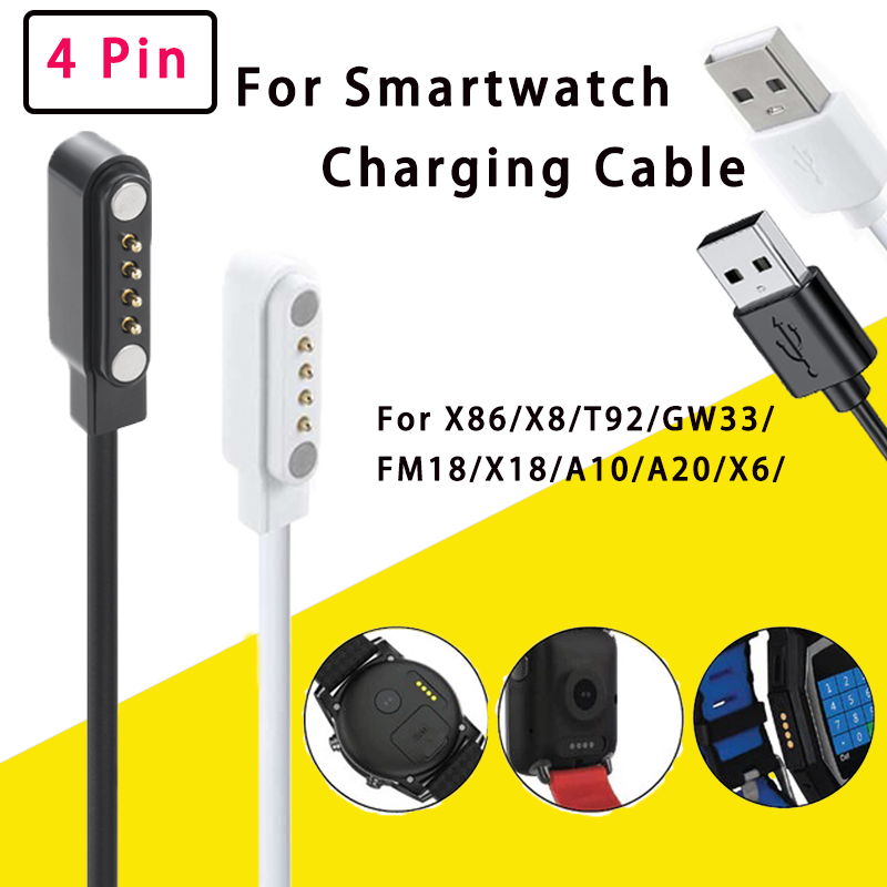 4-Pin USB Replacement Magnetic - Smartwatch X18 incelemesi ve fiyatı