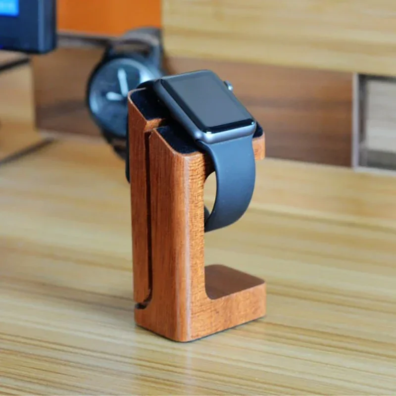 Wooden Apple Watch Charger Sta - Smartwatch Watch Accessories incelemesi ve fiyatı