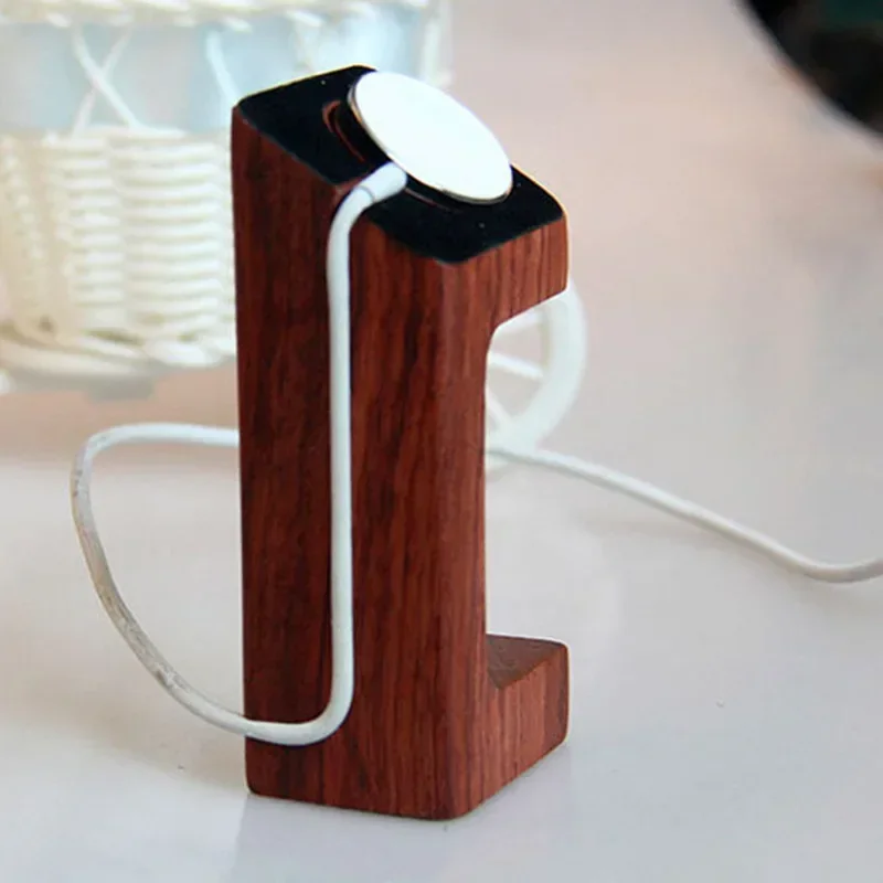 Wooden Apple Watch Charger Sta - Smartwatch Watch Accessories incelemesi ve fiyatı