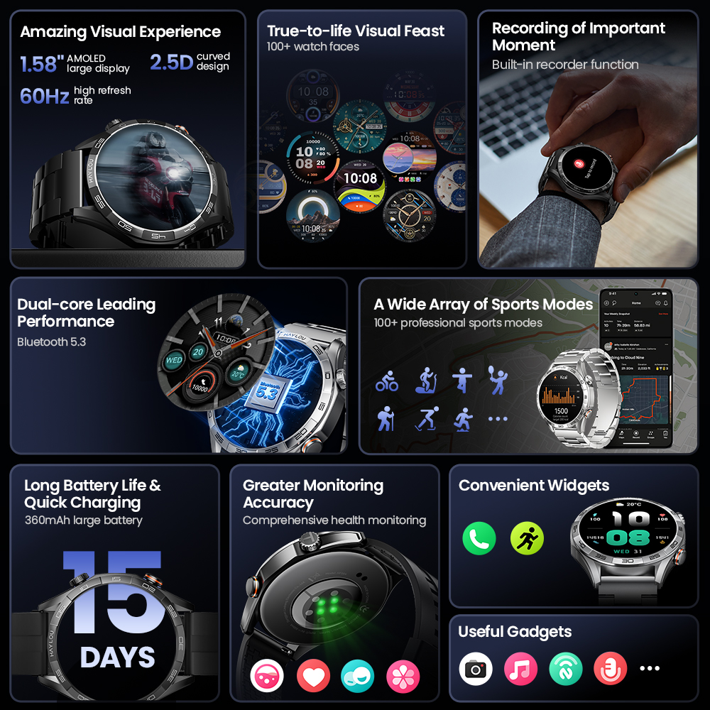 HAYLOU Solar 5 Voice Calling S - Smartwatch Instagram incelemesi ve fiyatı