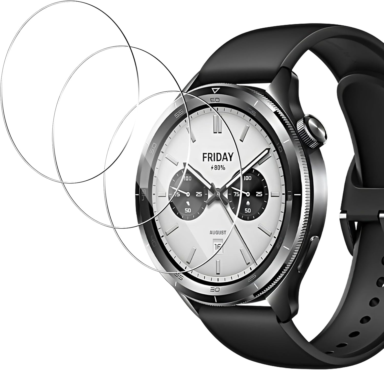 3PCS Tempered Glass Smartwatch - Xiaomi Smartwatch S4 Accessories incelemesi ve fiyatı