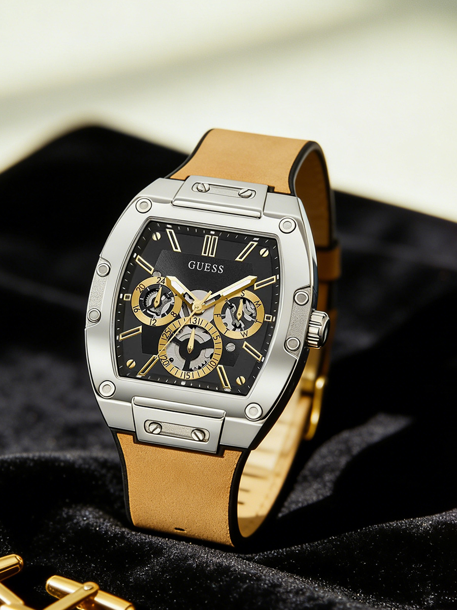 GUESS Men's Tonneau Watch Blac - Smartwatch Guess incelemesi ve fiyatı