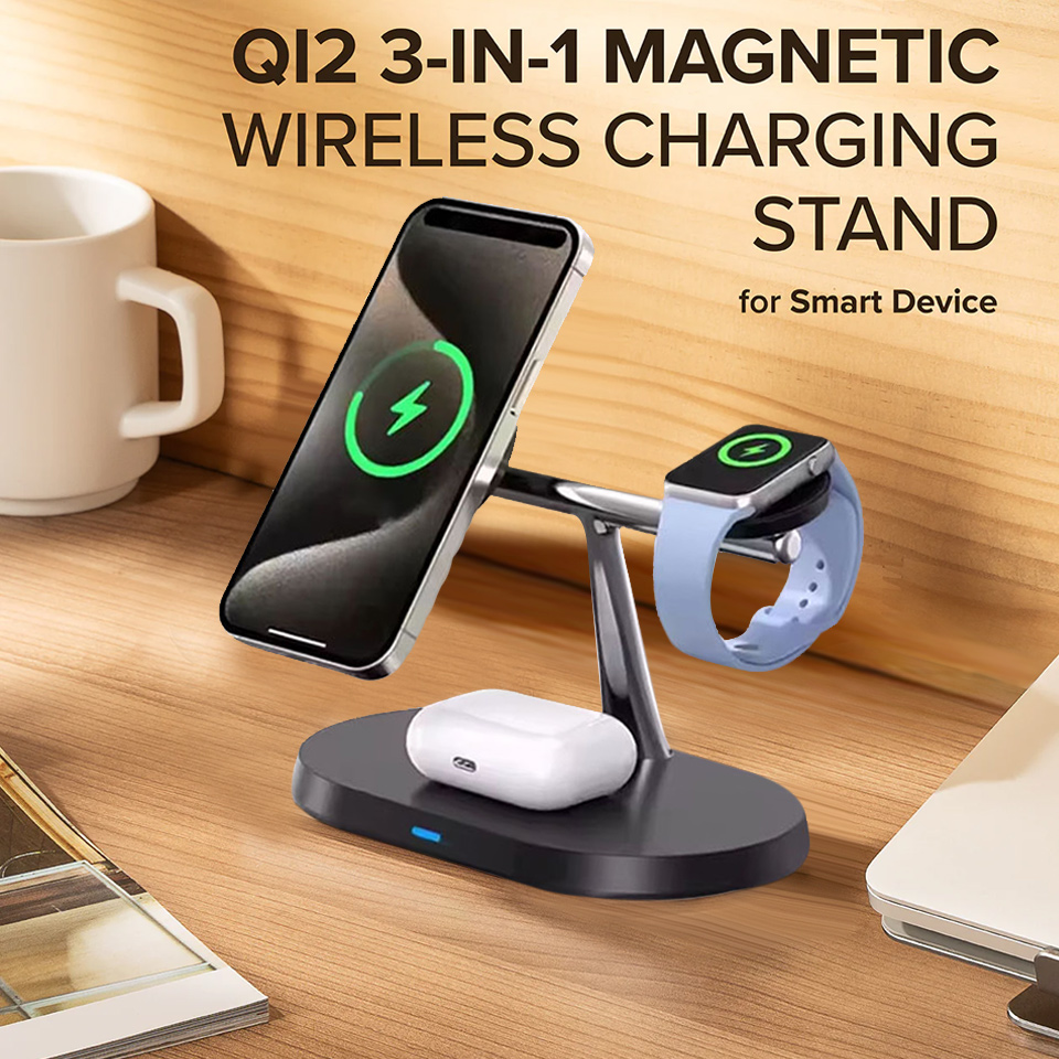 3 in 1 Magnetic Wireless Charg - Smartwatch Ac incelemesi ve fiyatı