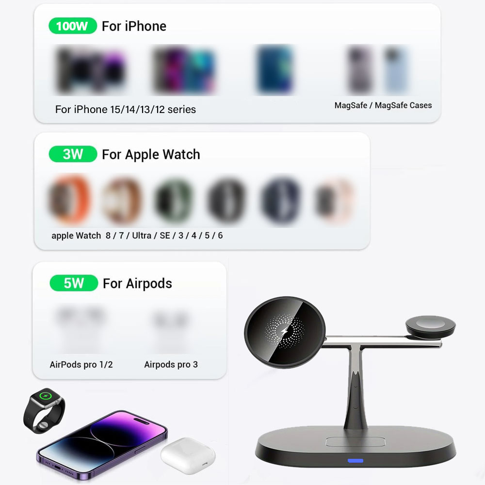 3 in 1 Magnetic Wireless Charg - Smartwatch Ac incelemesi ve fiyatı