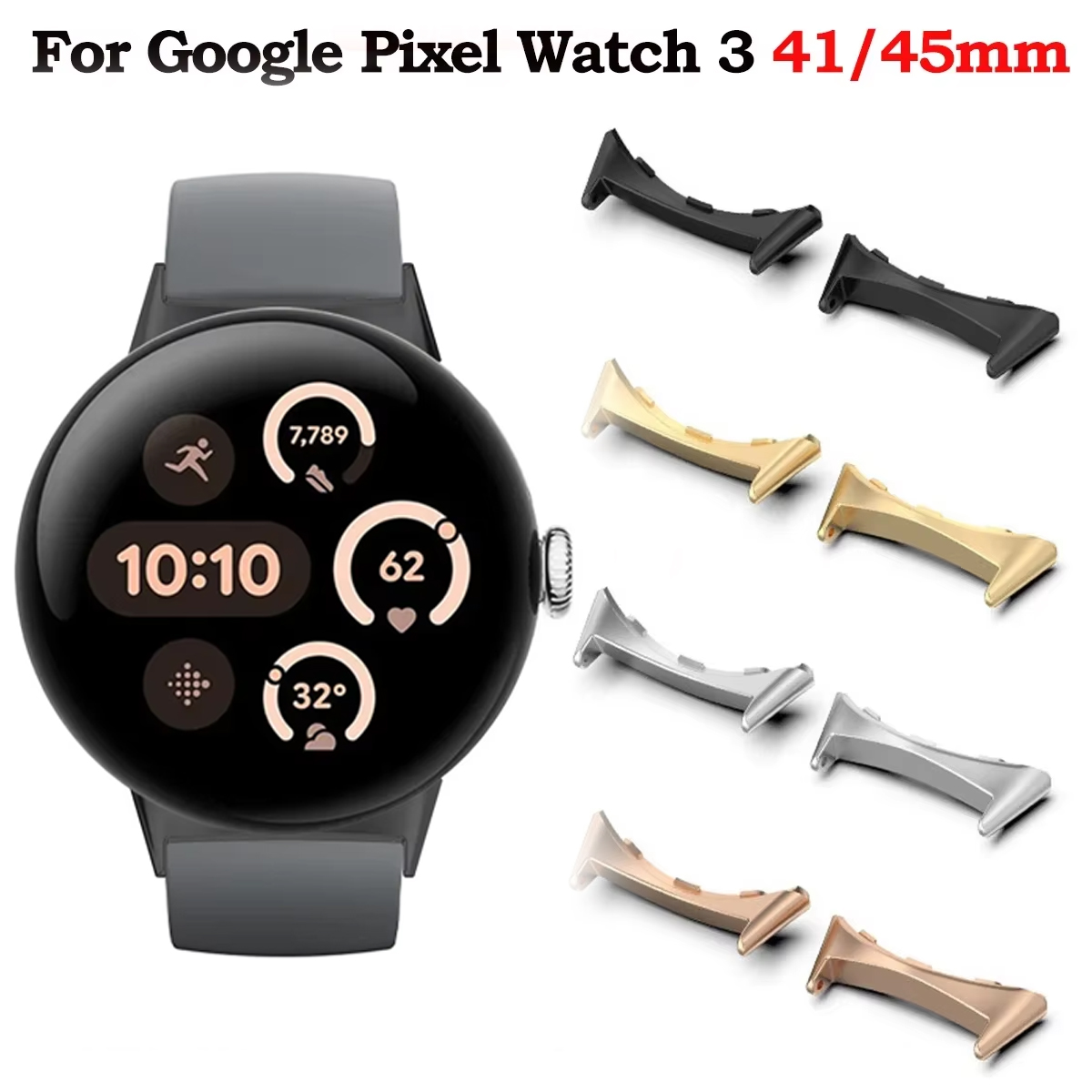 2pcs Watch Strap Connector Ada - Smartwatch Watch Accessories incelemesi ve fiyatı