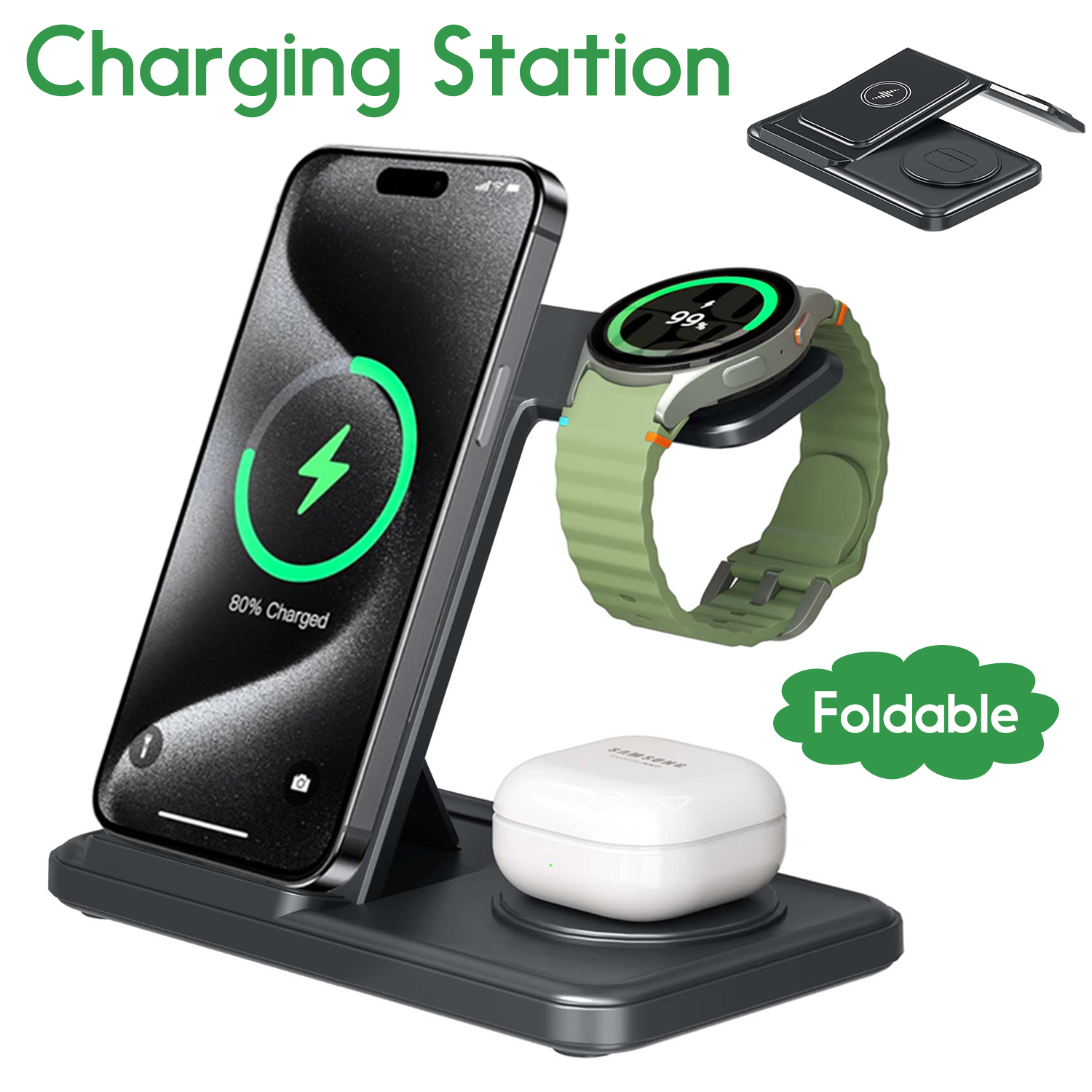 Desktop 3-in-1 Wireless Charge - Smartwatch Ac incelemesi ve fiyatı