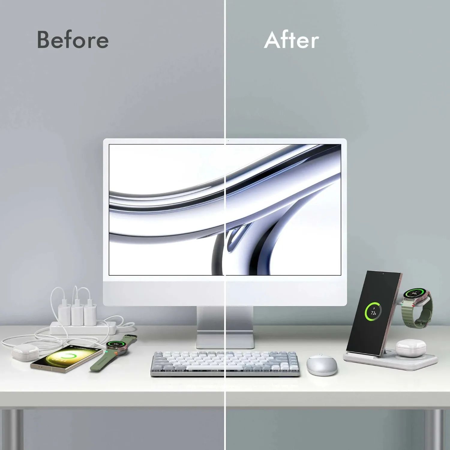 Desktop 3-in-1 Wireless Charge - Smartwatch Ac incelemesi ve fiyatı