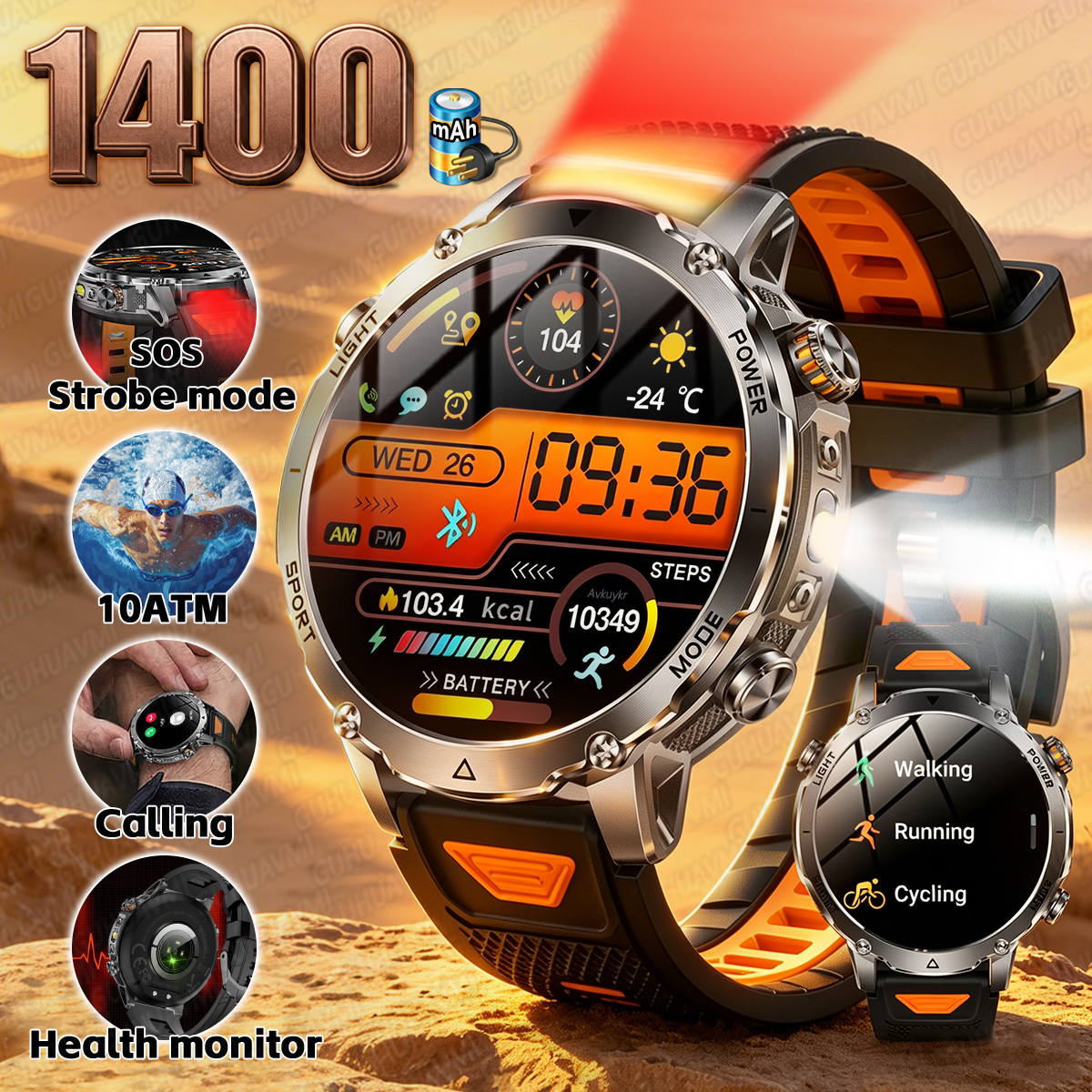 2026New Outdoor Military Shini - Smartwatch Nexus incelemesi ve fiyatı