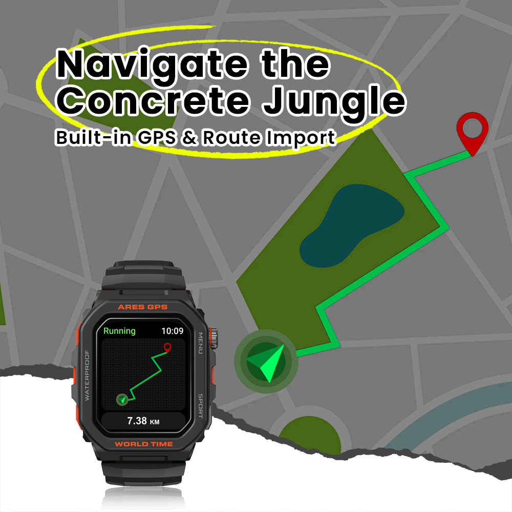 New Zeblaze Ares GPS Smart Wat - Smartwatch Instagram incelemesi ve fiyatı