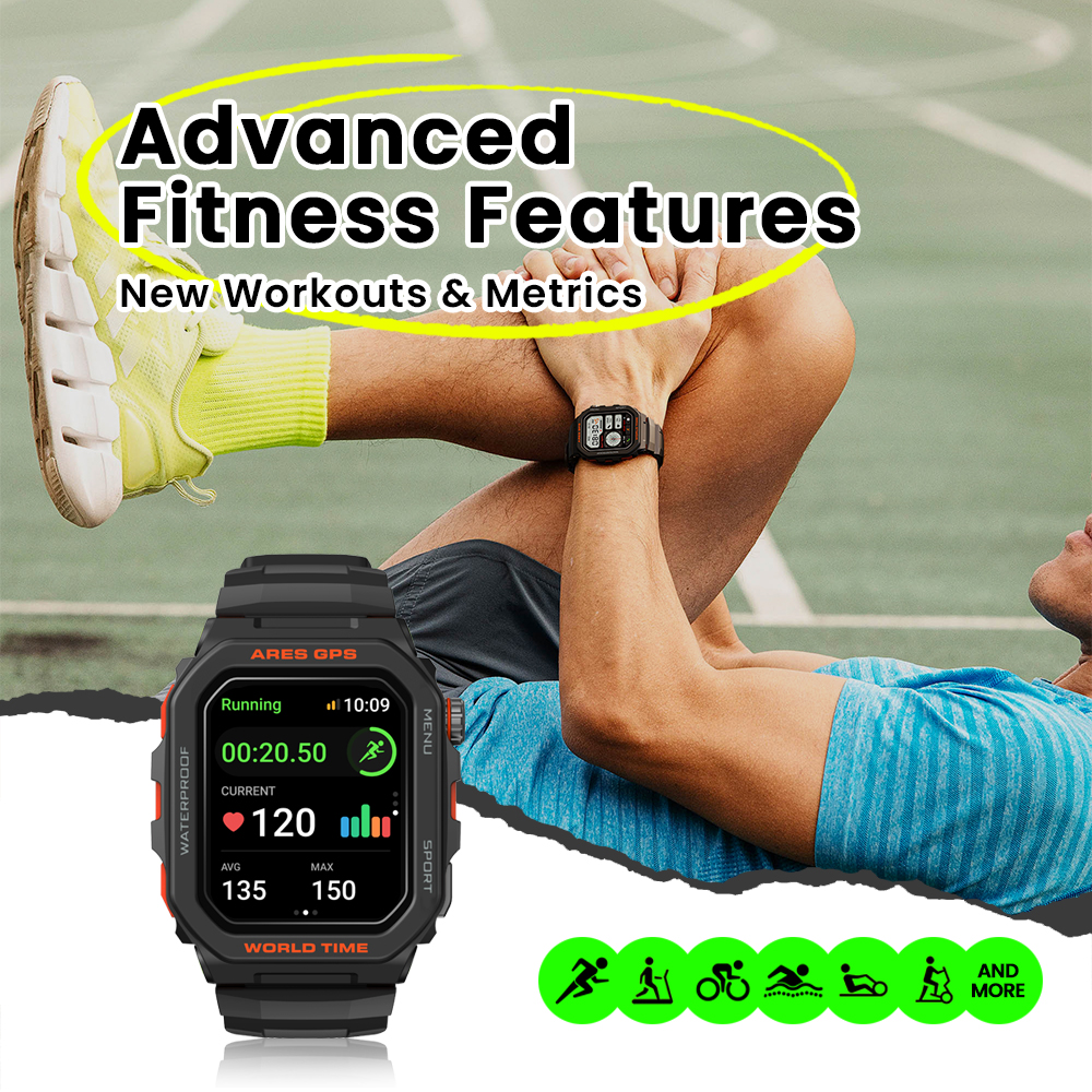 New Zeblaze Ares GPS Smart Wat - Smartwatch Instagram incelemesi ve fiyatı
