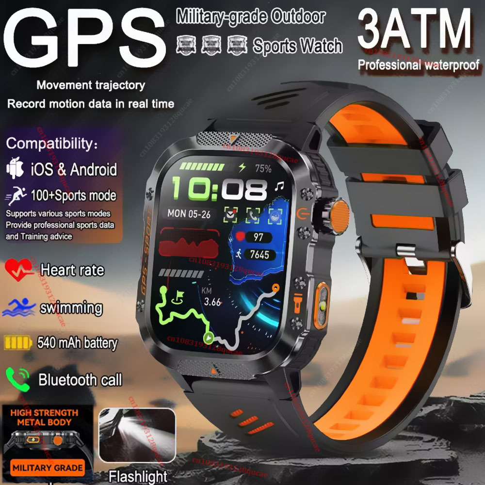 2026 Military Outdoor Smart Wa - Smartwatch X12 incelemesi ve fiyatı