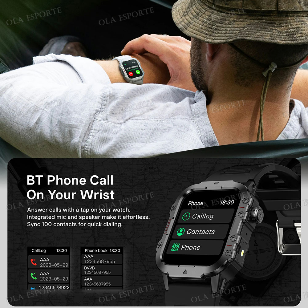 2026 Military Outdoor Smart Wa - Smartwatch X12 incelemesi ve fiyatı