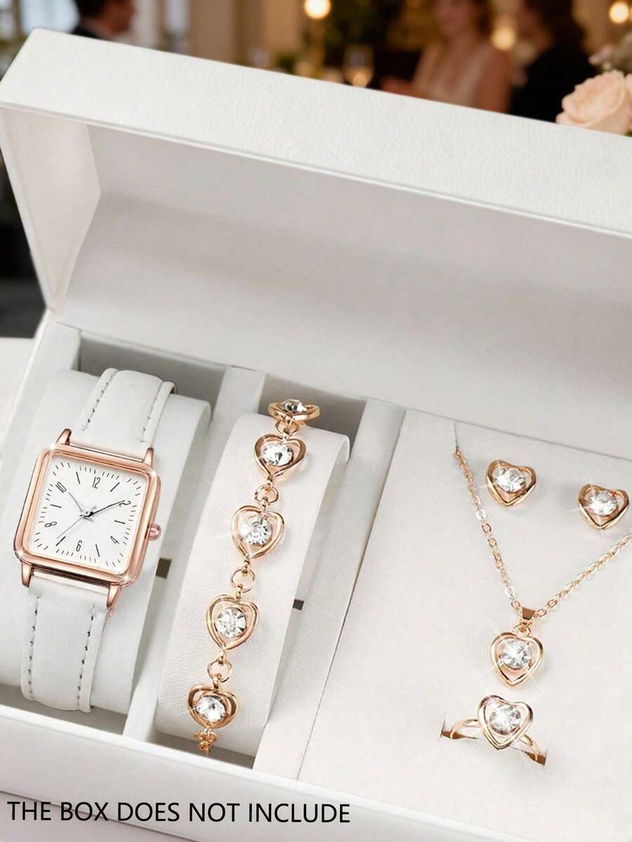 3pcs Women's Quartz Watches, C - Leather Classic Strap incelemesi ve fiyatı