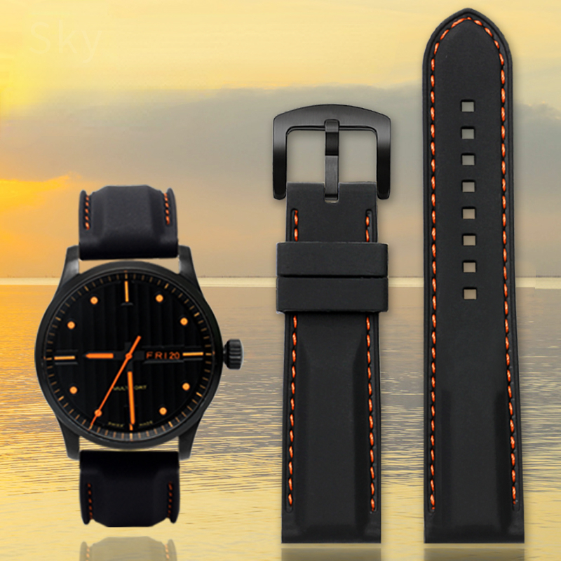 Watch Strap Men 'S Silicone Wa - Fossil Smartwatch Accessories incelemesi ve fiyatı