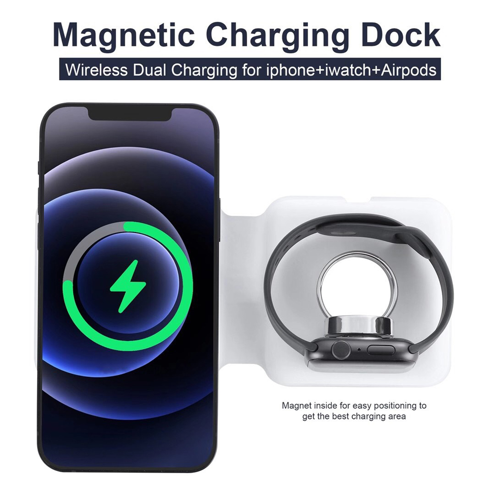 2IN1 Magnetic Wireless Charger - Smartwatch X12 incelemesi ve fiyatı