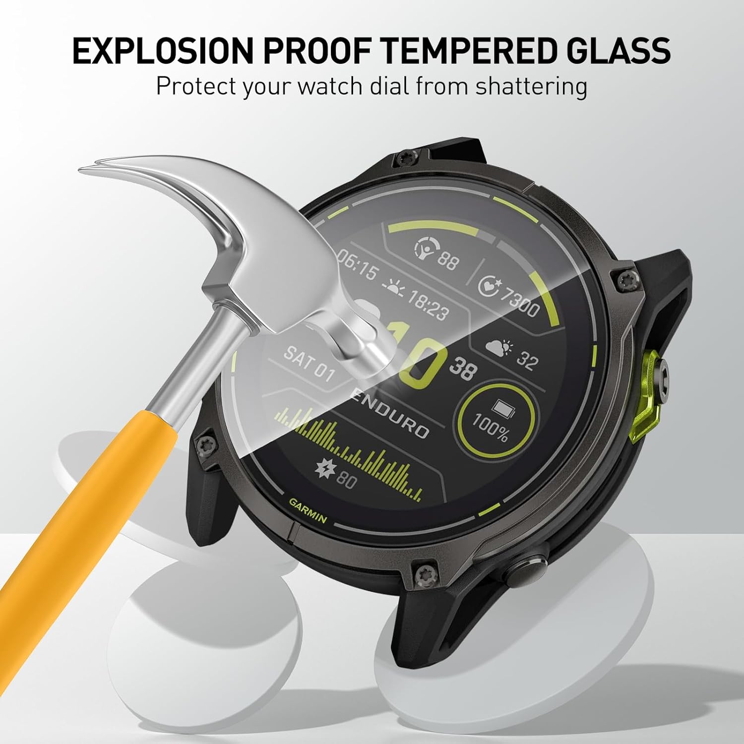 Tempered Glass Films For Garmi - Garmin Smartwatch Accessories incelemesi ve fiyatı