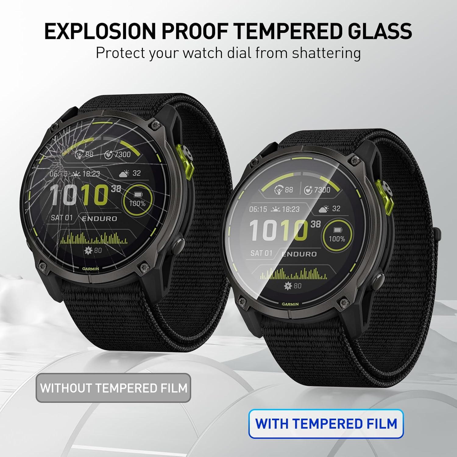 Tempered Glass Films For Garmi - Garmin Smartwatch Accessories incelemesi ve fiyatı