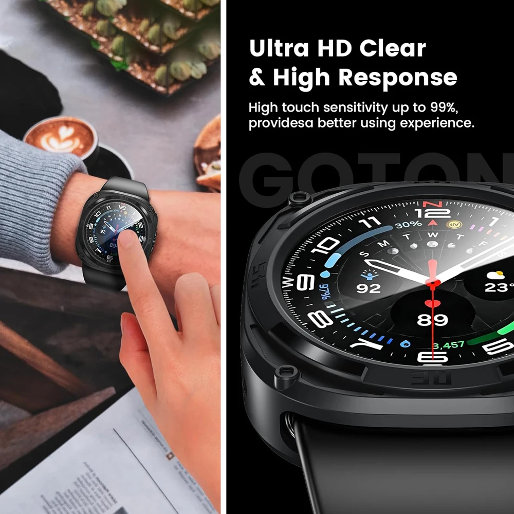 Glass+Cover for Samsung Galaxy - Watch Case Bumper incelemesi ve fiyatı