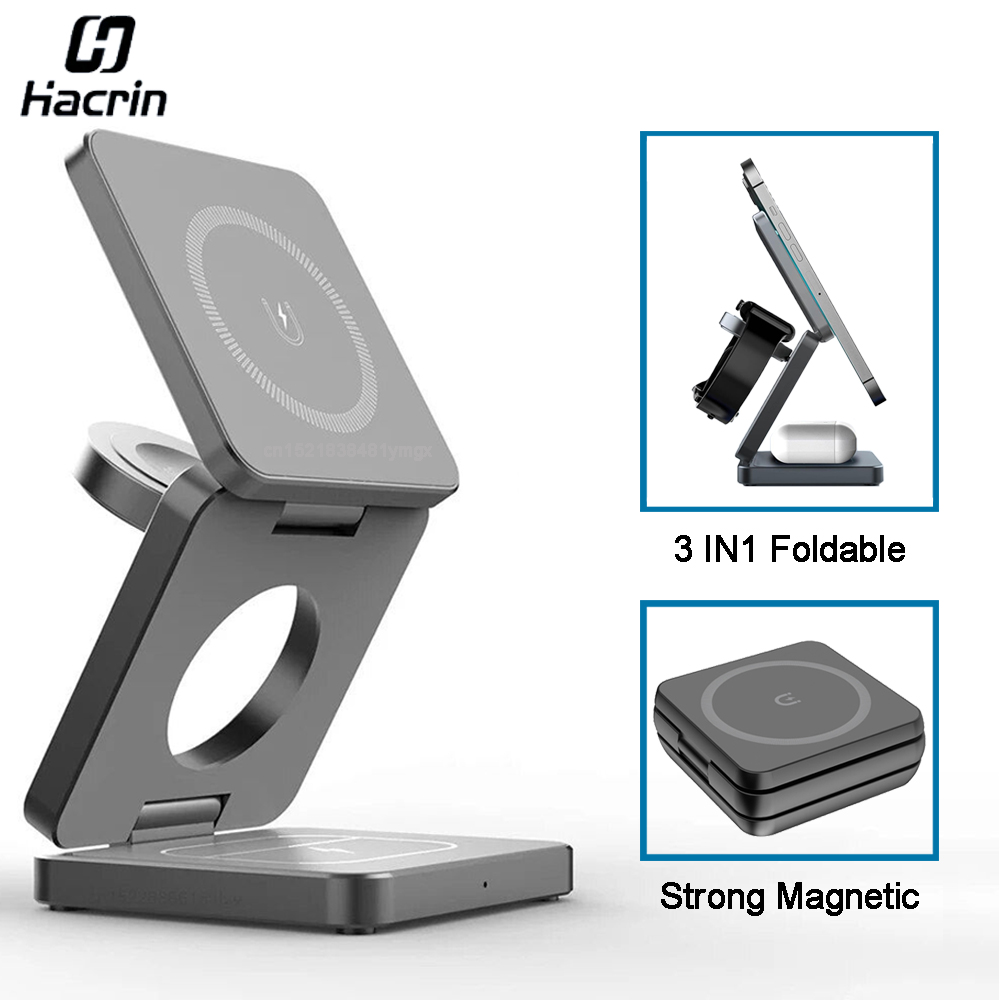Wireless Charger 3 in 1 Foldab - Smartwatch Ac incelemesi ve fiyatı