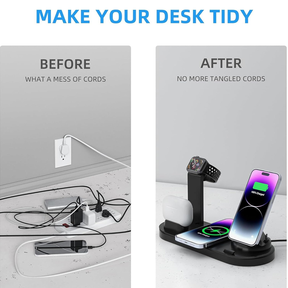 30W 7 in 1 Wireless Charger St - Smartwatch Ac incelemesi ve fiyatı