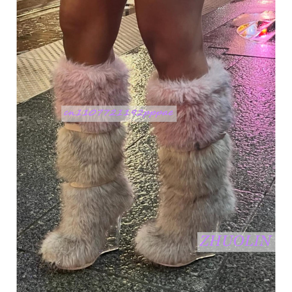 Winter Gradient Furry Transpar - Leather Classic Strap incelemesi ve fiyatı