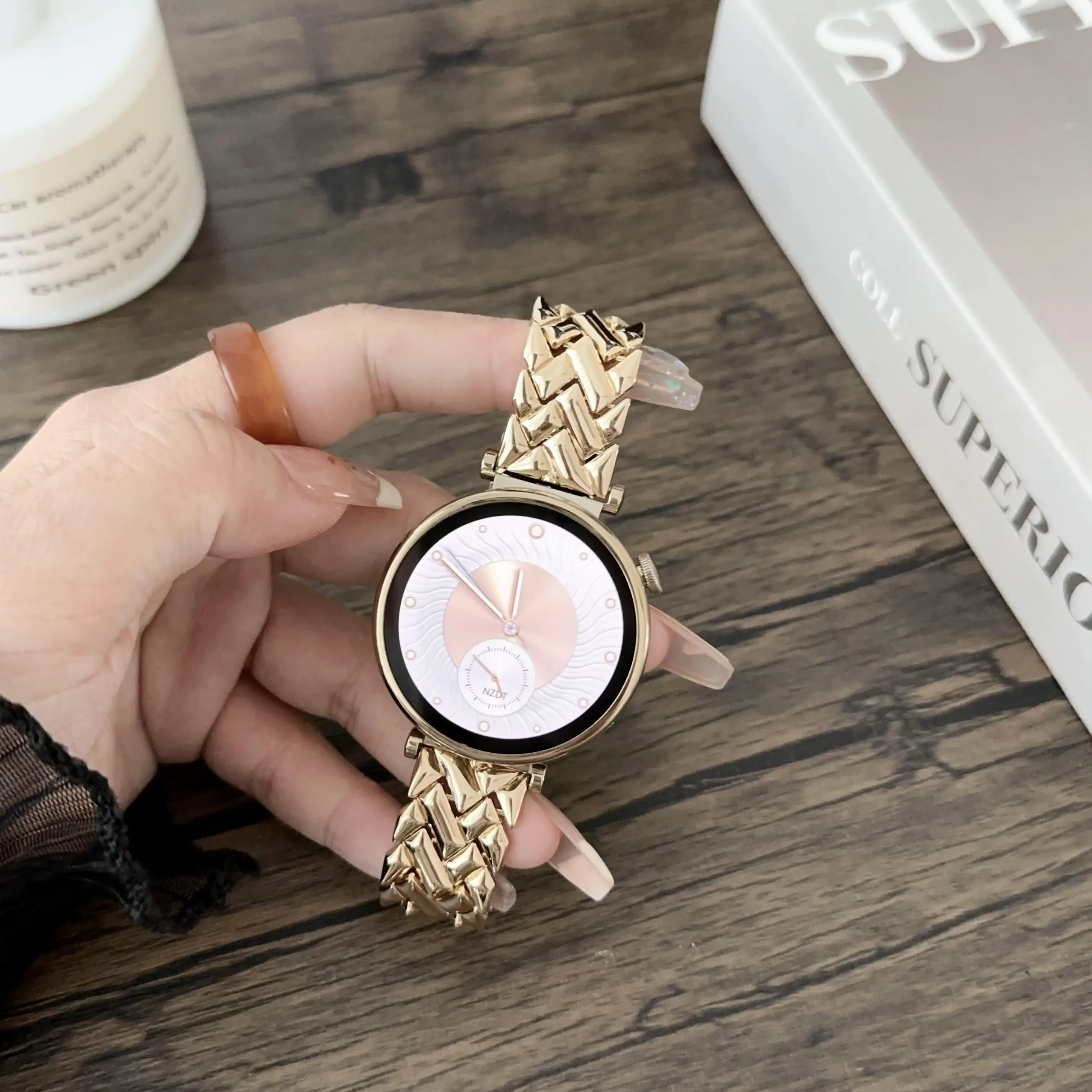 1pc 18mm V-shaped Stainless St - Fossil Smartwatch Accessories incelemesi ve fiyatı
