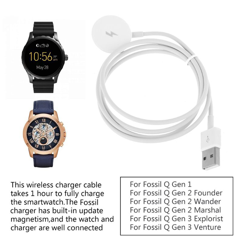 USB Watch Charger Adapter Shor - Fossil Smartwatch Accessories incelemesi ve fiyatı