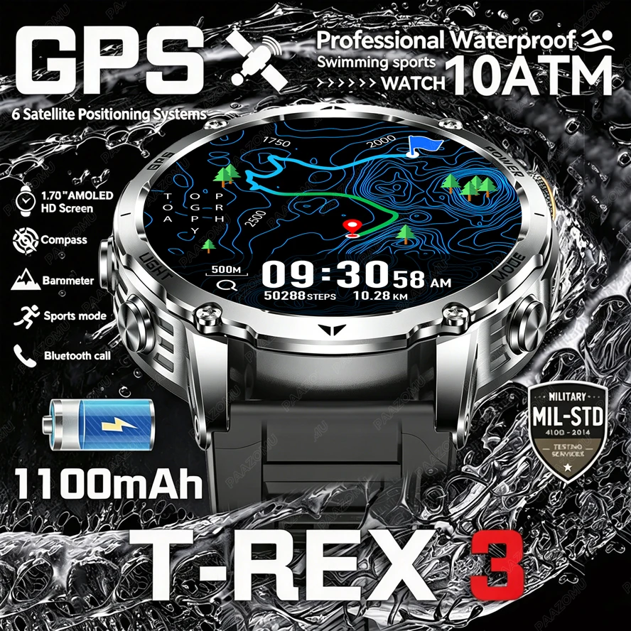 T-Rex 3 Military Grade Smartwa - Smartwatch M Active incelemesi ve fiyatı