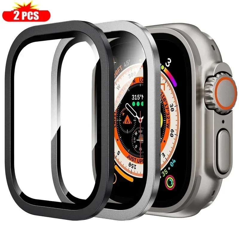 2PCS Tempered Glass for Apple  - Watch Case Bumper incelemesi ve fiyatı