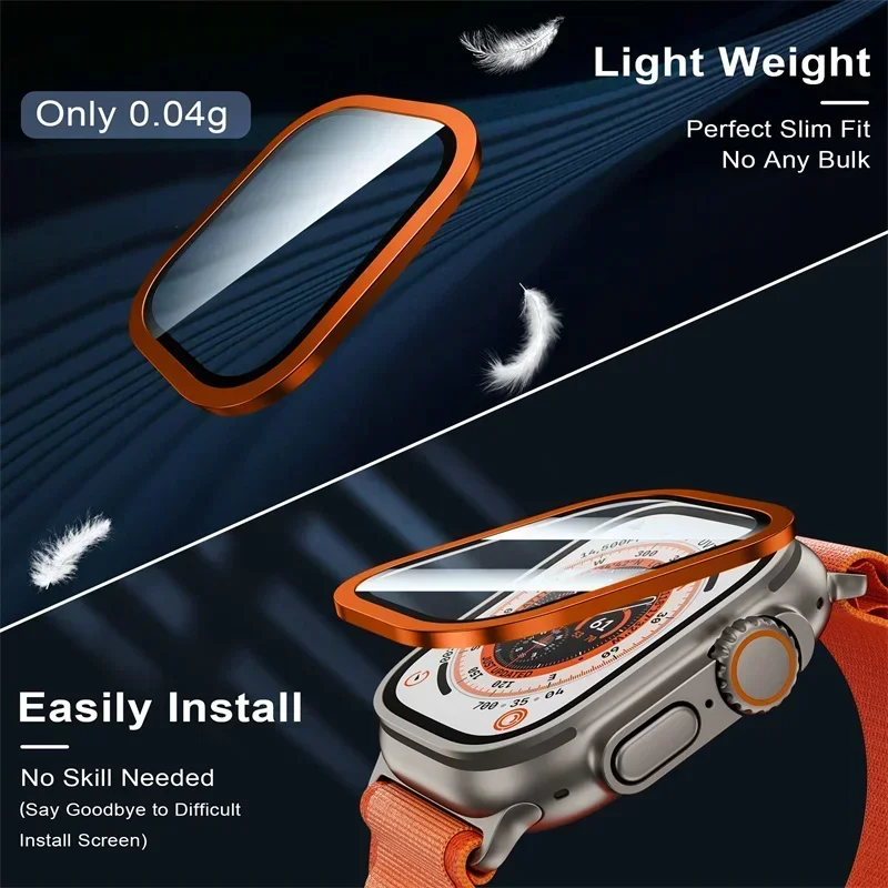 2PCS Tempered Glass for Apple  - Watch Case Bumper incelemesi ve fiyatı