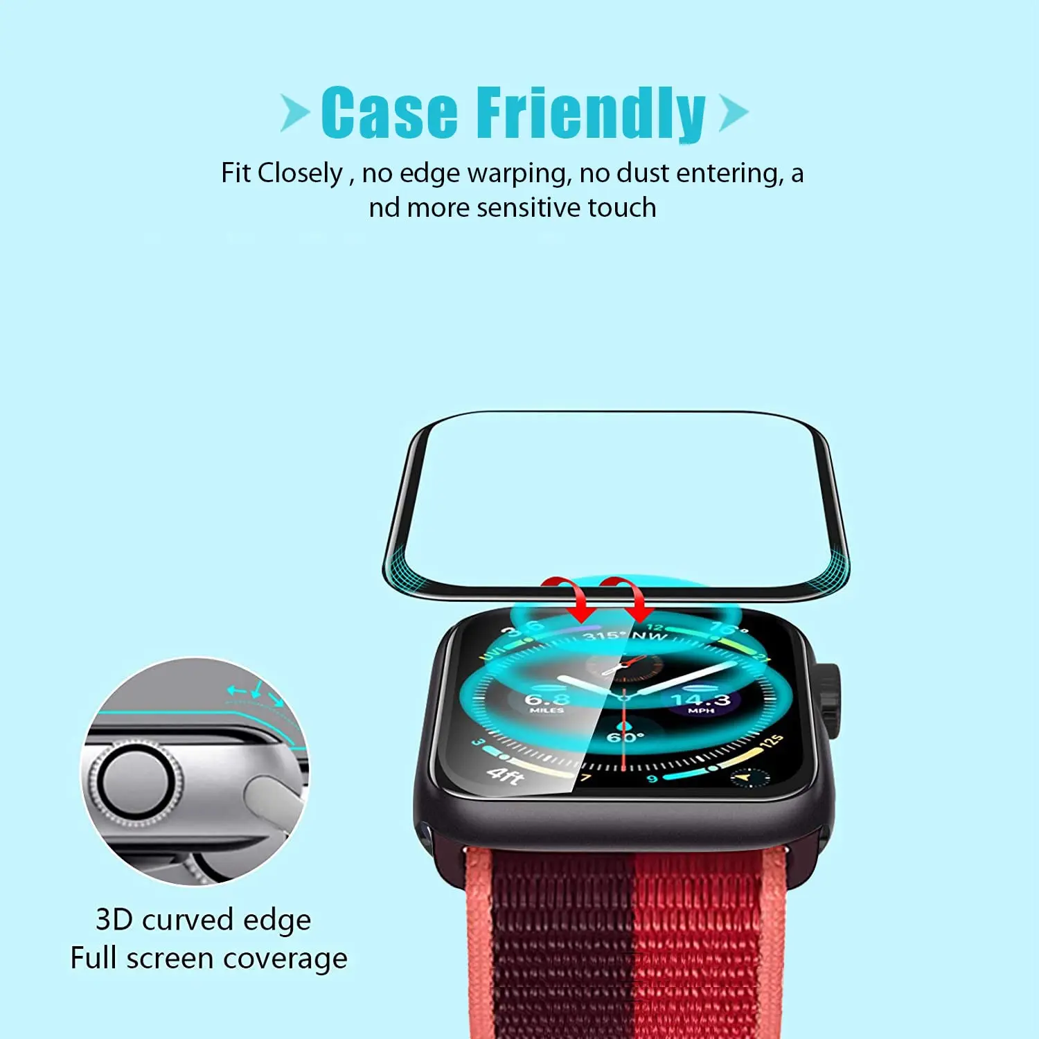 Screen Protector 3D Tempered F - Watch Case Bumper incelemesi ve fiyatı