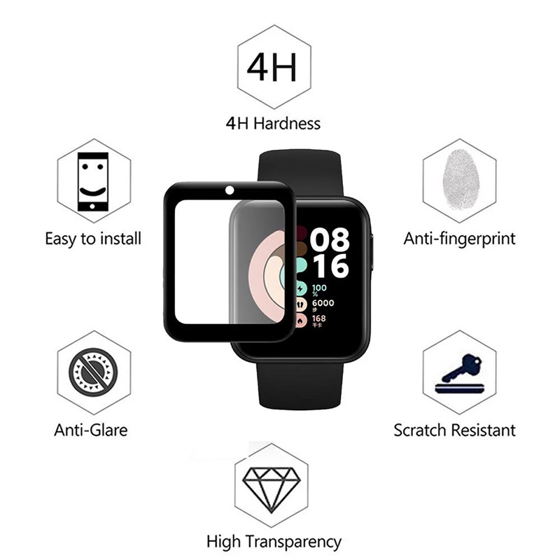 2 Pcs Tempered Glass for Redmi - Smartwatch Watch Accessories incelemesi ve fiyatı