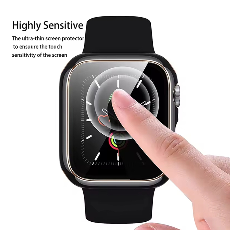 Tempered Glass+Cover For Apple - Watch Case Bumper incelemesi ve fiyatı