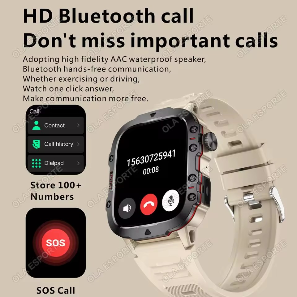 2026 New Military Smart Watch  - Smartwatch Instagram incelemesi ve fiyatı