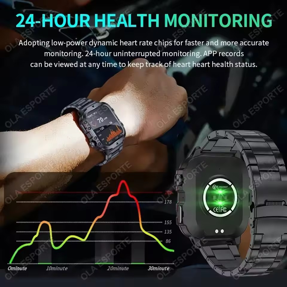 2026 New Military Smart Watch  - Smartwatch Instagram incelemesi ve fiyatı