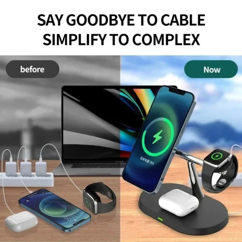 3 In 1 Opansten Magnetic Wirel - Wireless Charger Watch incelemesi ve fiyatı