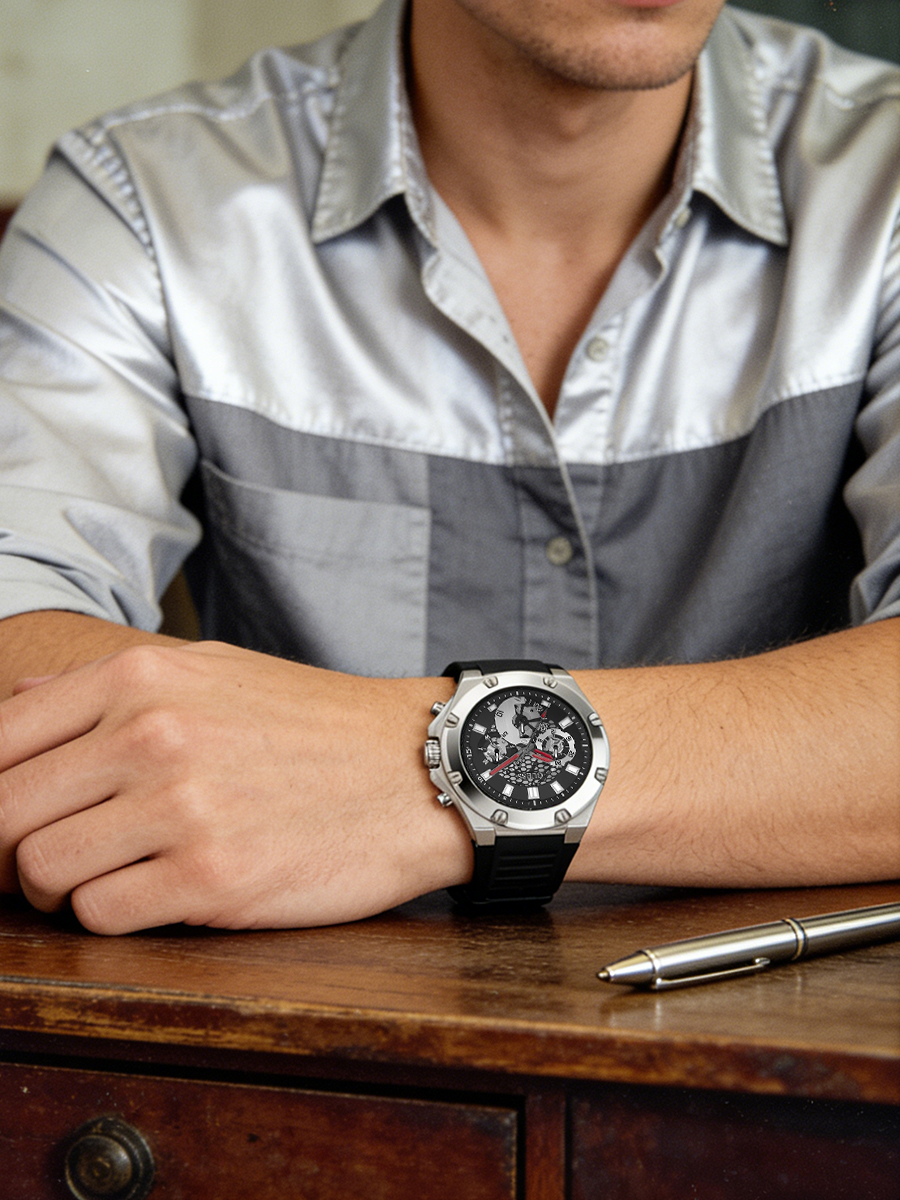 GUESS GW0334G1 Male Chronograp - Smartwatch Guess incelemesi ve fiyatı