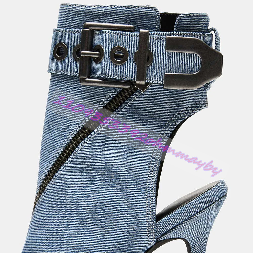 Summer Blue Denim Pointed-Toe  - Leather Classic Strap incelemesi ve fiyatı