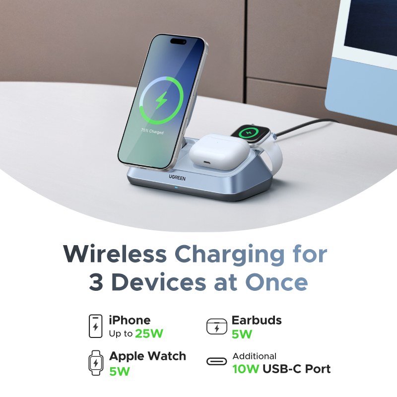 UGREEN Qi2 25W MAX Magnetic Wi - Smartwatch Ac incelemesi ve fiyatı