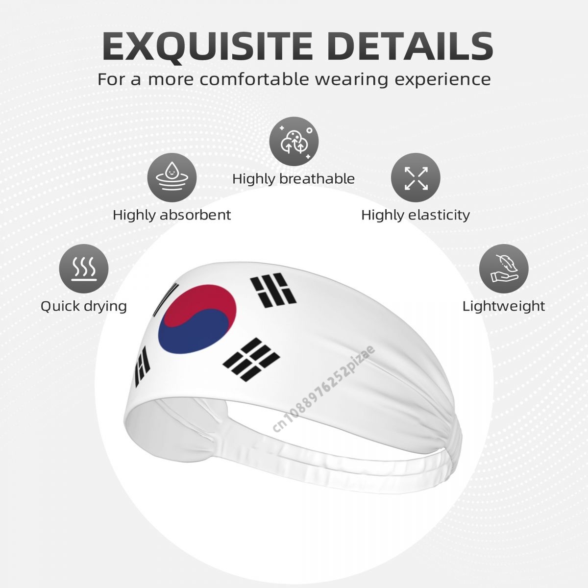 South Korea Flag Men Women Ban - Milanaise Mesh Band incelemesi ve fiyatı