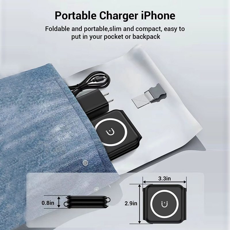 3-in-1 Magnetic Folding Wirele - Smartwatch Ac incelemesi ve fiyatı
