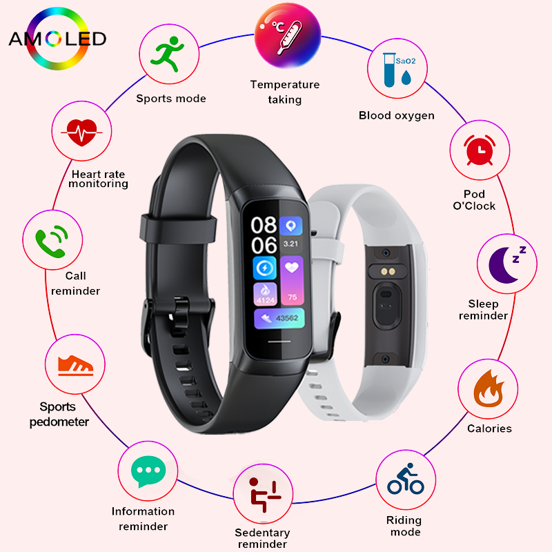 LIGE 1.1 Inch Amoled Heart Rat - Android Smartwatch Accessories incelemesi ve fiyatı