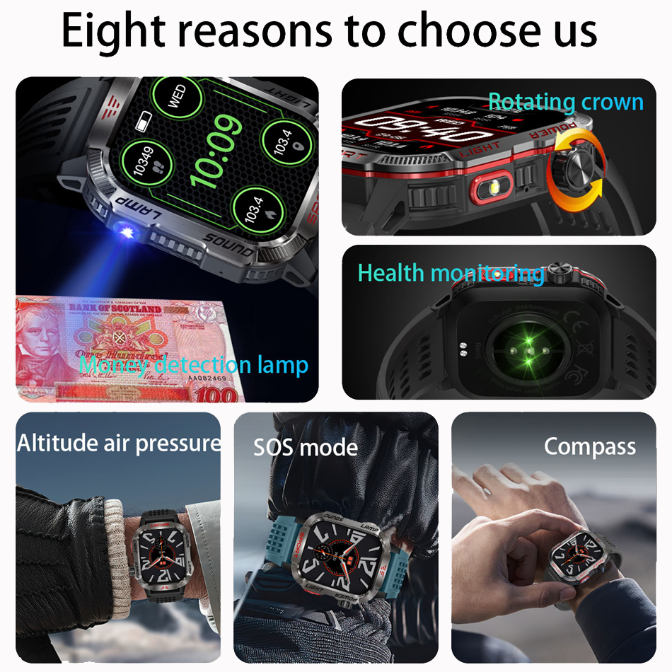 New Military GPS Smart Watch M - Smartwatch X12 incelemesi ve fiyatı