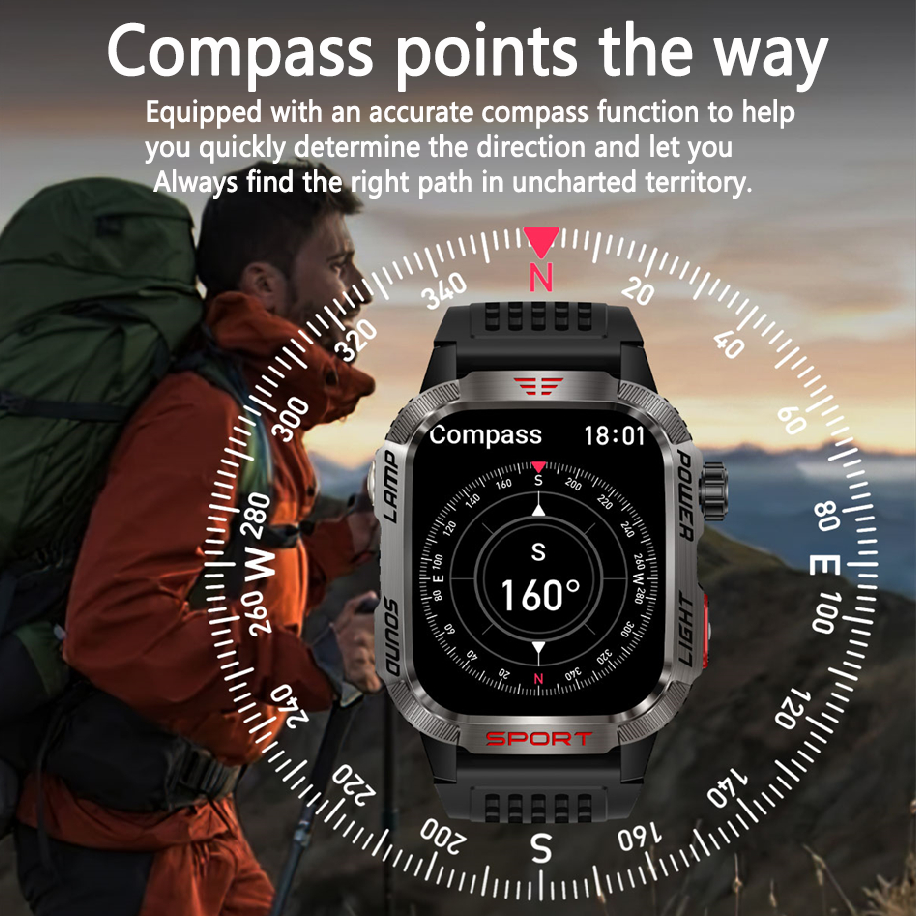 New Military GPS Smart Watch M - Smartwatch X12 incelemesi ve fiyatı