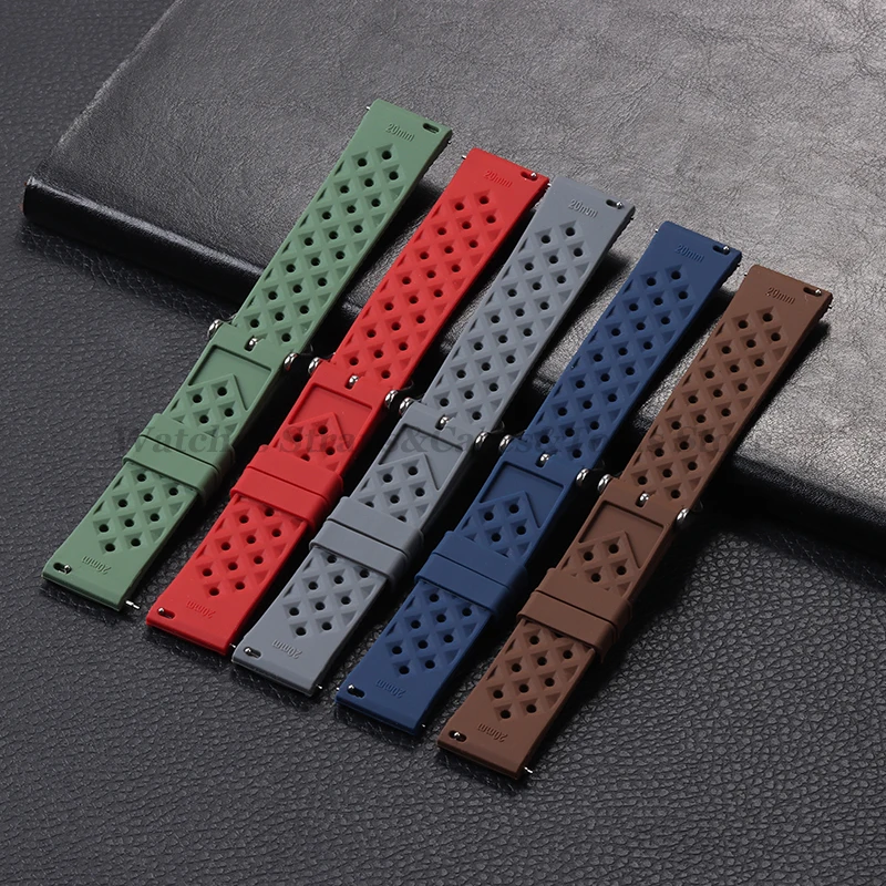 Tropic Silicone Watch Strap 18 - Fossil Smartwatch Accessories incelemesi ve fiyatı