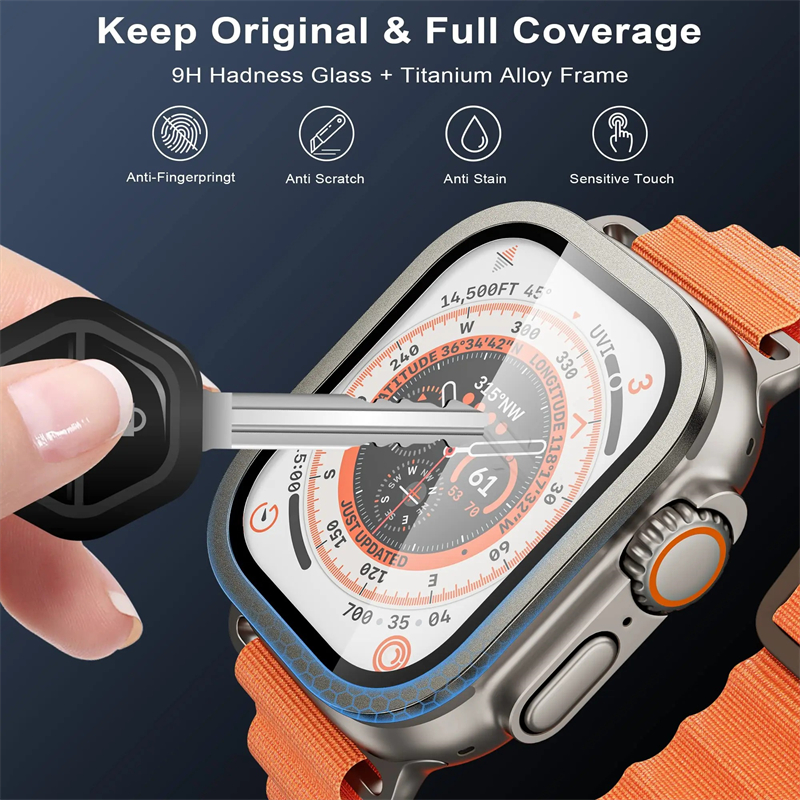 Tempered Glass for Apple Watch - Watch Case Bumper incelemesi ve fiyatı