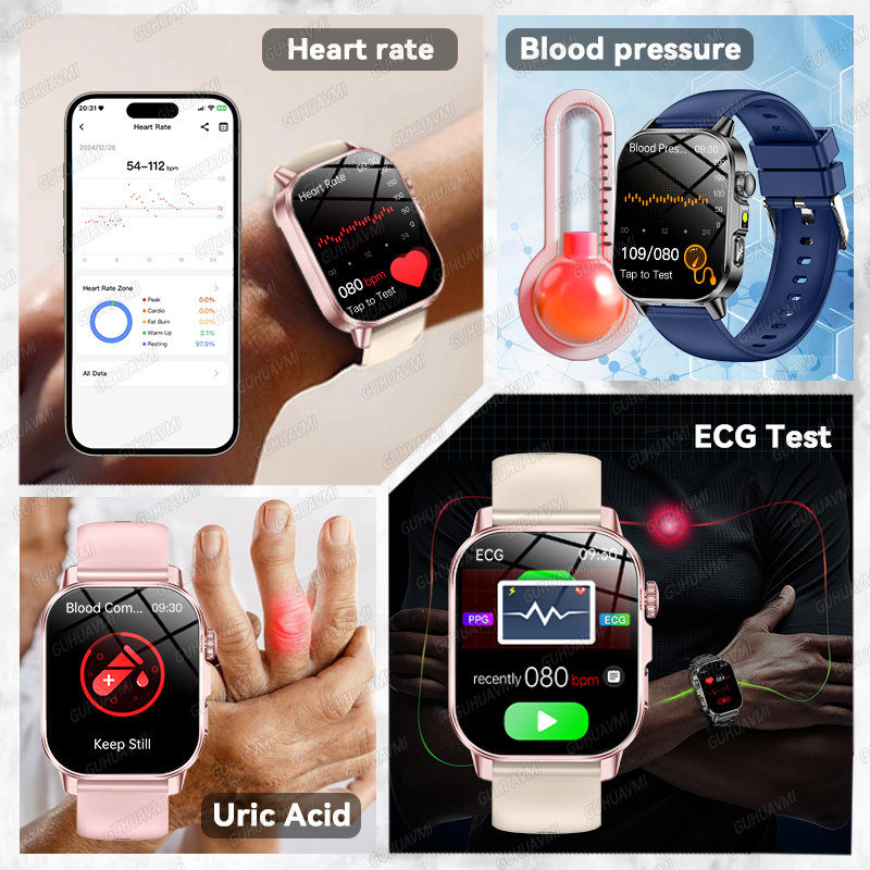 GUHUAVMI 2026 New Precise Heal - Android Smartwatch Accessories incelemesi ve fiyatı
