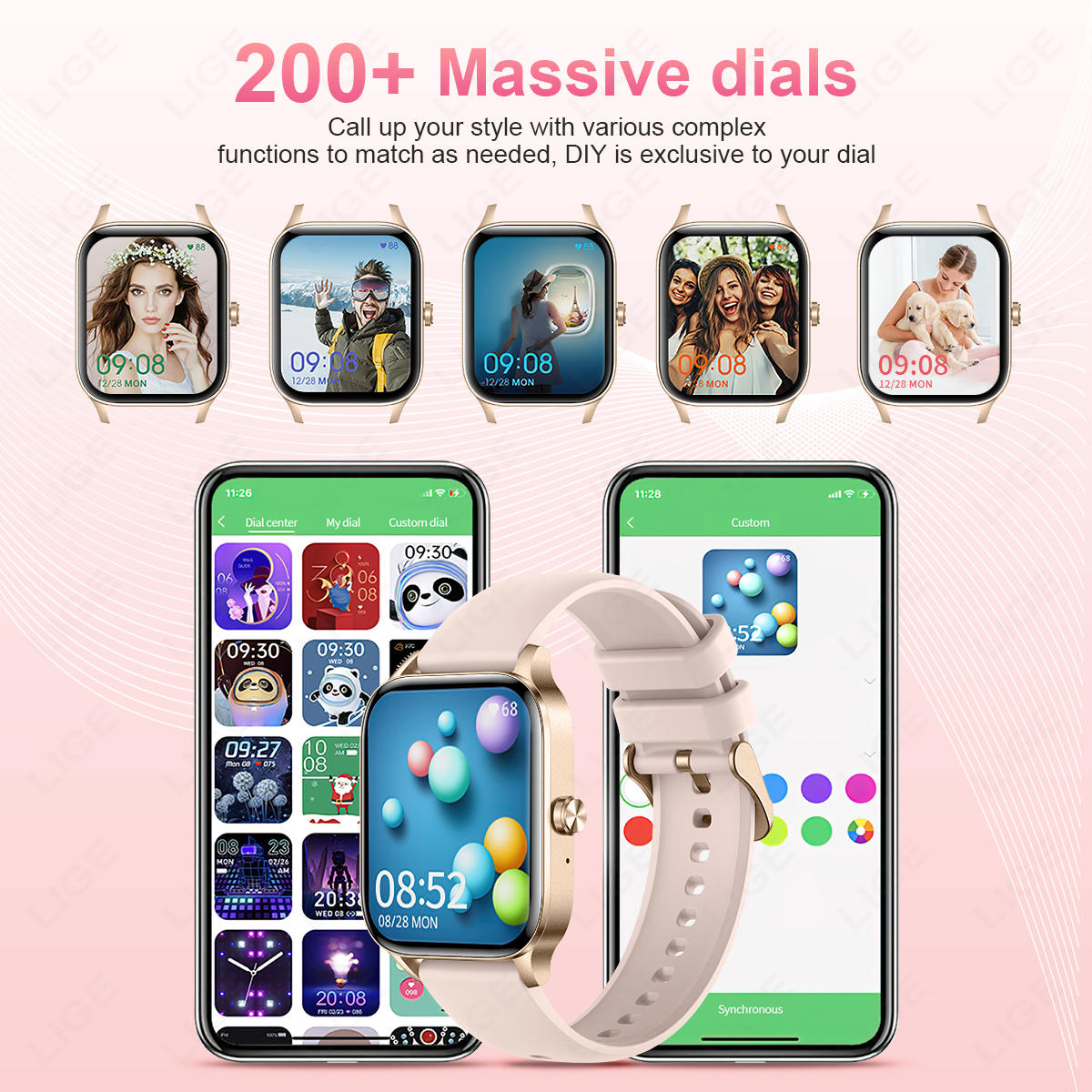 LIGE Fashion Smart Watch Women - Smartwatch Instagram incelemesi ve fiyatı