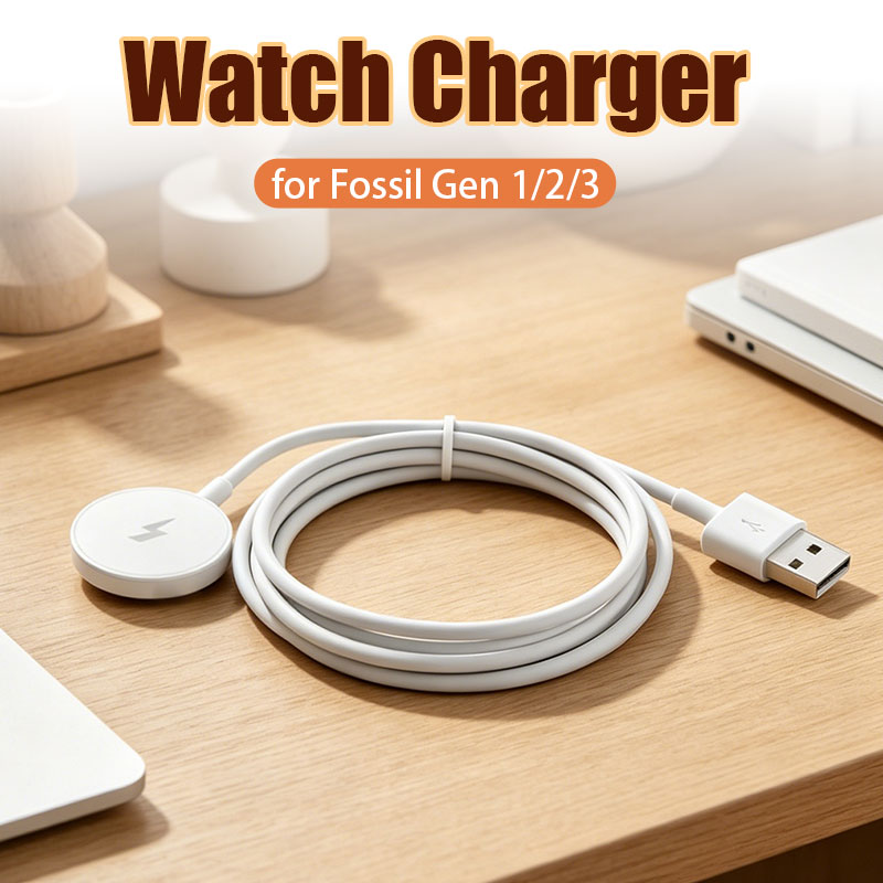 USB Watch Charger Adapter Smar - Fossil Smartwatch Accessories incelemesi ve fiyatı