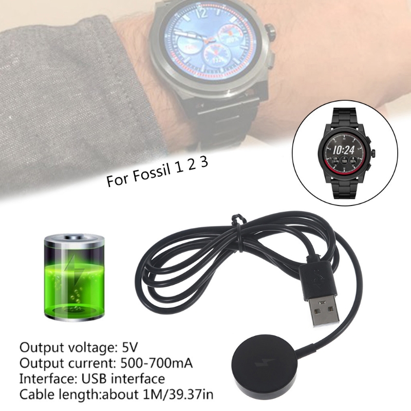 USB Watch Charger Adapter Smar - Fossil Smartwatch Accessories incelemesi ve fiyatı